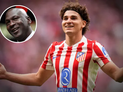 Atlético de Madrid comparó a Julián Álvarez con Michael Jordan tras la goleada sobre Real Madrid: “Mismas vibras”