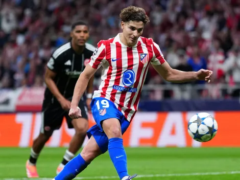 Julián Álvarez picó el penal y marcó un golazo para la paliza de Atlético de Madrid vs. Eintracht Frankfurt por la Champions League