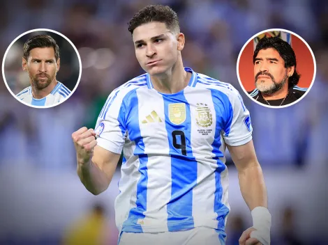 Julián Álvarez eligió entre Messi y Maradona y armó su Top 5 de los mejores jugadores de la historia: hay una ausencia llamativa