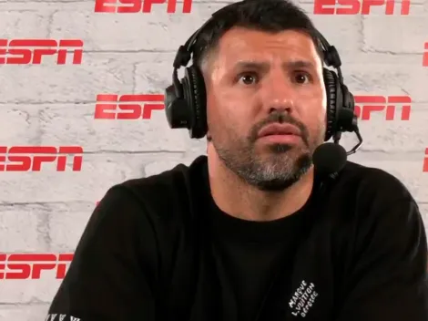 La inesperada reacción del Kun Agüero al gol anulado de Racing ante Flamengo