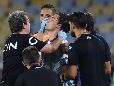 Santiago Sosa se fracturó y es duda para la revancha contra Flamengo