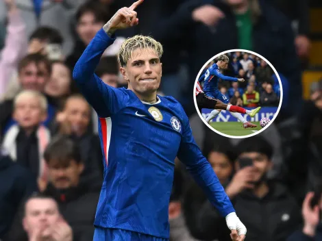 Sólo necesitó cinco minutos: Así fue el primer gol de Garnacho en Chelsea