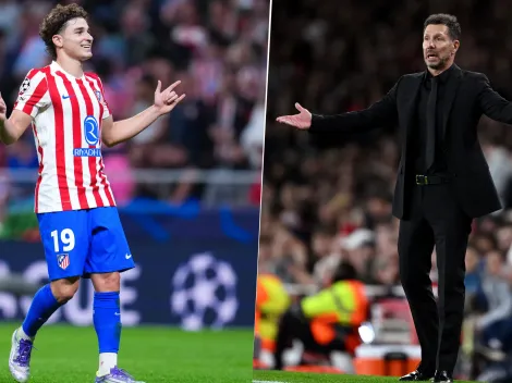 Simeone reaccionó a los rumores que vinculan a Julián con el Barcelona
