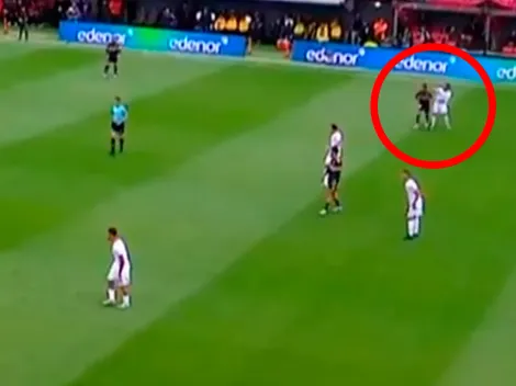 Polémica a los 2 minutos de Barracas Central vs. Boca: Barrios golpeó a Merentiel y Lamolina solo le mostró amarilla