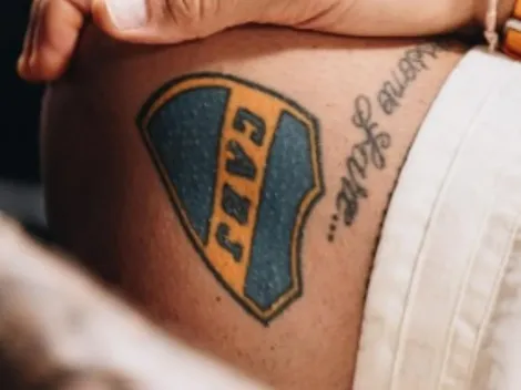 La publicación de Materazzi en la que mostró su obsesión por Boca y Maradona