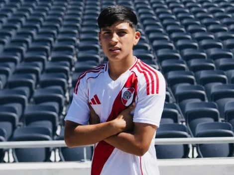 Es una de las máximas promesas de River, puede jugar para dos selecciones y reveló su máximo sueño: “Miro mucho a Julián Álvarez”
