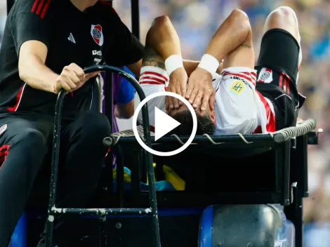 La preocupante lesión de Maxi Meza en el Superclásico