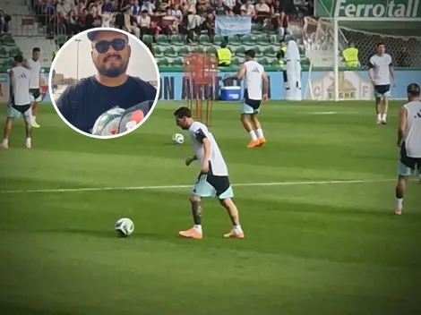 La emoción del hincha que se llevó la pelota que regaló Messi: "Me temblaba todo"