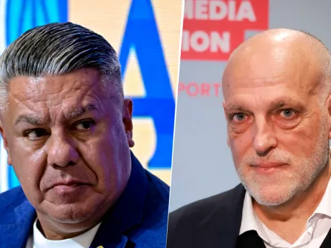 Chiqui Tapia, filoso, apuntó contra Tebas por las críticas al fútbol argentino