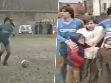 Revelan el secreto de Diego Maradona en el partido solidario de su etapa en Napoli