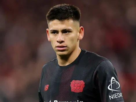 Mientras espera volver a River, el dramático momento del Diablito Echeverri en Bayer Leverkusen