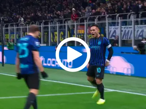 El gol de Lautaro Martínez para que Inter le gane a Como por la Serie A 2025-2026