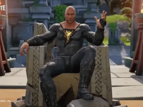 Fortnite nos da el primer vistazo a su skin de Black Adam