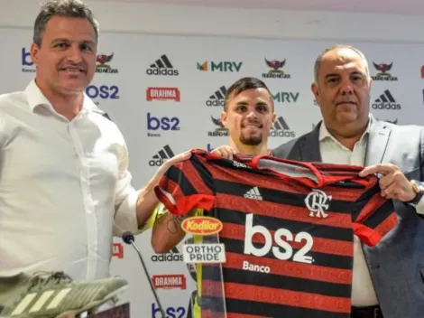 Após uma das maiores novelas do mercado da bola, Michael é apresentado no Flamengo; novo reforço comentou a suas expectativas para a temporada