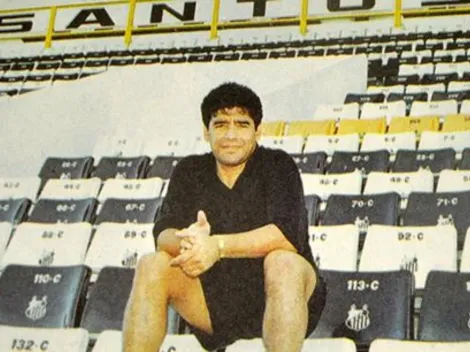 Maradona esteve por detalhes de jogar no Santos com ajuda de Pelé