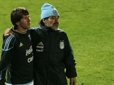 Messi se emociona ao se despedir de Maradona: 'Eterno'