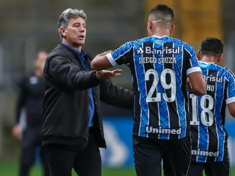 Próximo de recorde no Grêmio, Renato é exaltado por Diego Souza