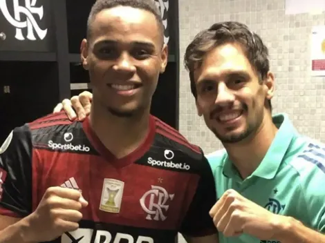 "Ele tem um futuro promissor", elogia Rodrigo Caio sobre Natan no Fla