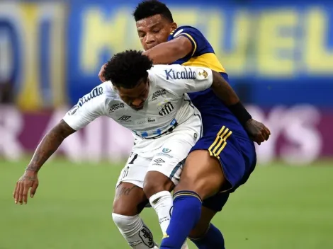 Boca Juniors x Santos: Marinho é derrubado na área, árbitro não sinaliza pênalti e web se revolta: 'Roubado'