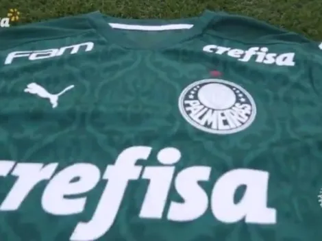 Palmeiras exibe uniforme do dérbi e Crefisa faz 'pegadinha' no Corinthians