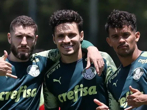 De olho no Santos, Abel testa Palmeiras com 3 atacantes para enfrentar o Vasco