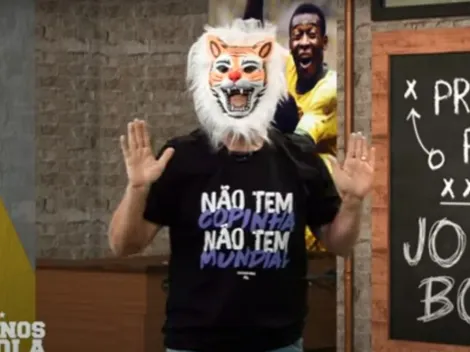 Os Donos da Bola: Após eliminação do Palmeiras no Mundial, Neto surge com máscara de tigre e leva web à loucura