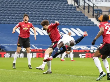 Manchester United apenas empata com West Brom e vê City abrir sete pontos