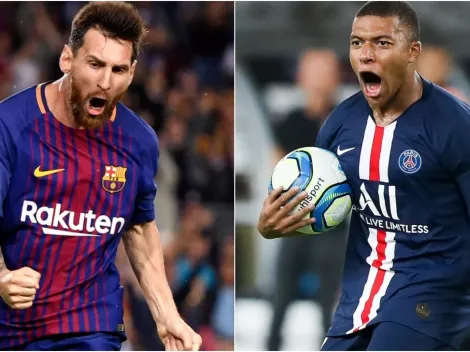 Com hat-trick de Mbappé, PSG goleia o Barcelona e sai na frente na briga pela vaga nas quartas de final da Champions League