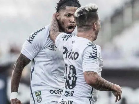 Marinho e Soteldo não perdoam Corinthians e zoam freguesia na Vila: "Clássico é nosso"