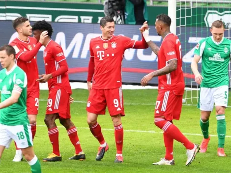 Lewandowski alcança nova marca e Bayern vence Werder Bremen