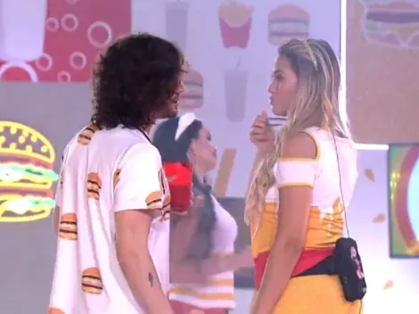 BBB 21: Durante a festa, Sarah fala com Fiuk sobre ser opção de voto: “Tem um monte de gente na frente”