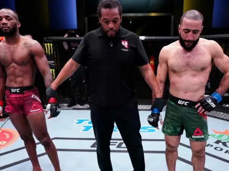 Edwards acerta golpe ilegal em Muhammad e luta do UFC termina sem vencedor