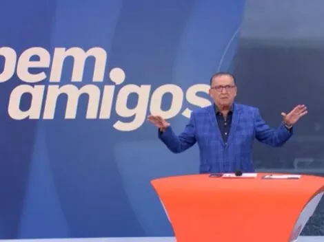 Galvão Bueno comemora retorno na TV após 14 meses
