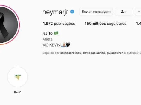 Neymar homenageia MC Kevin, que morreu neste domingo (16), em seu perfil no Instagram