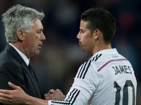 Com Ancelotti de volta, nome de James Rodríguez é ligado ao Real