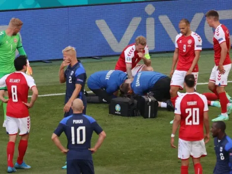 Eriksen, da Dinamarca, desmaia em campo e recebe massagem cardíaca; assista