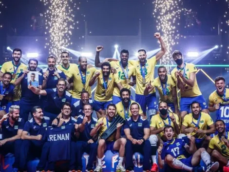 Brasil vence a Polônia e é campeão da Liga das Nações de Vôlei masculino 2021