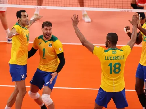 Brasil vence a Tunísia em estreia do vôlei masculino