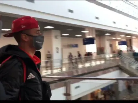 Torcedores do Inter vão para cima de Galhardo em aeroporto: "Vou te quebrar essa tua cara, seu m***"