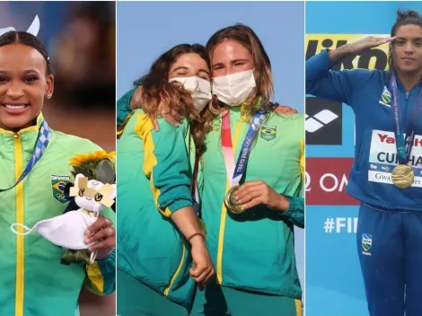 Mulheres do Brasil chegam ao sétimo pódio com o ouro de Ana Marcela, igualando-se a Pequim-2008; recorde será batido em Tóquio