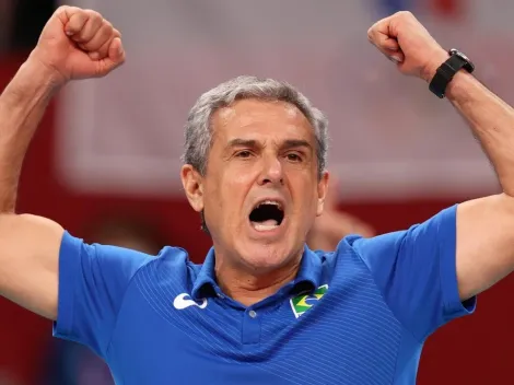 José Roberto Guimarães comenta a comemoração após o Brasil garantir vaga nas semifinais do vôlei feminino: “Só faltou o peixinho”
