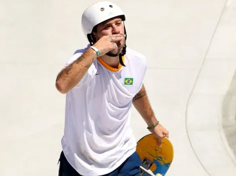 Pedro Barros conquista a prata no skate park nos Jogos de Tóquio
