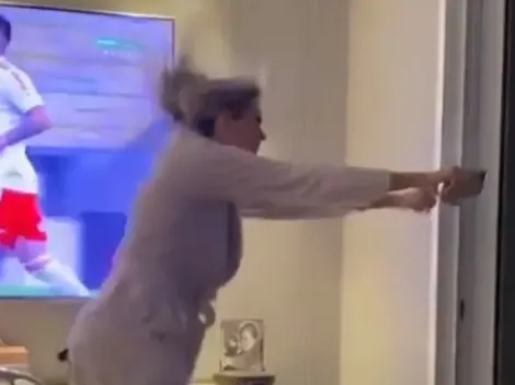 Namorado filma Renata "alucinada" em goleada contra o Flamengo; assista