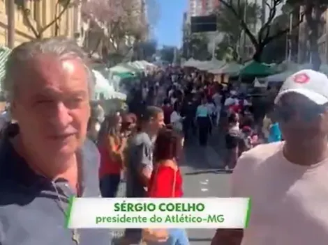 Sérgio Coelho, presidente do Atlético-MG, quer explicações após público ser proibido de entrar nos estádios