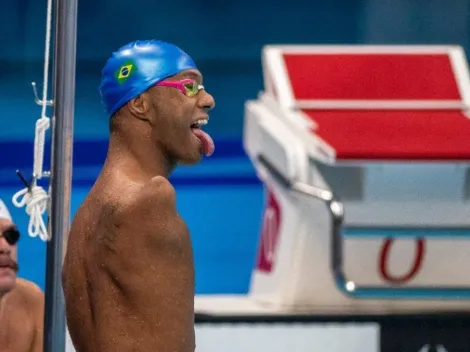 Gabriel Araújo é ouro na natação dos 200m livre