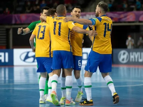 Brasil vence Panamá e segue invicto para às oitavas de final da Copa do Mundo de Futsal