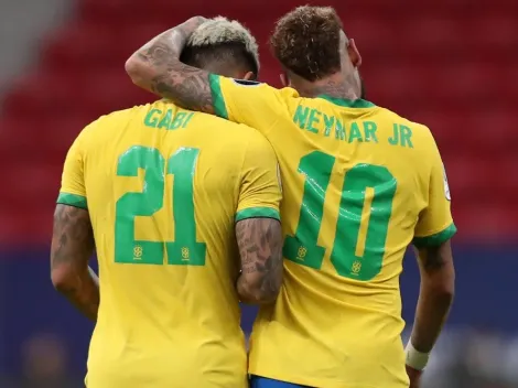 Gabigol e Neymar agitam as redes sociais após trocarem mensagens sobre o Flamengo