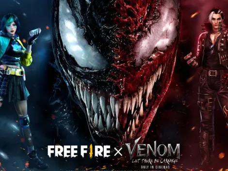 Filme Venom: Tempo de Carnificina será o próximo tema de Free Fire