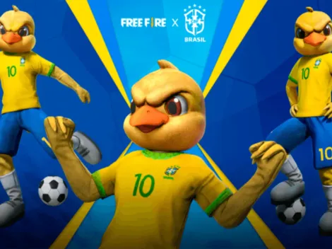 Free Fire recebe skins oficiais da Seleção Brasileira de Futebol