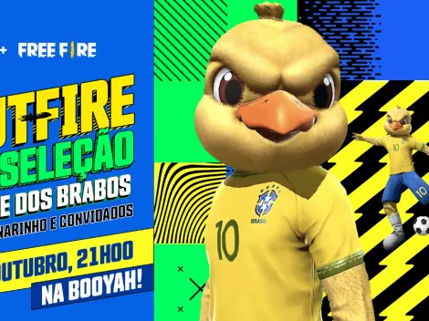 Free Fire: Live dos Brabos terá participação de streamers e ícones do futebol nesta quarta (6)